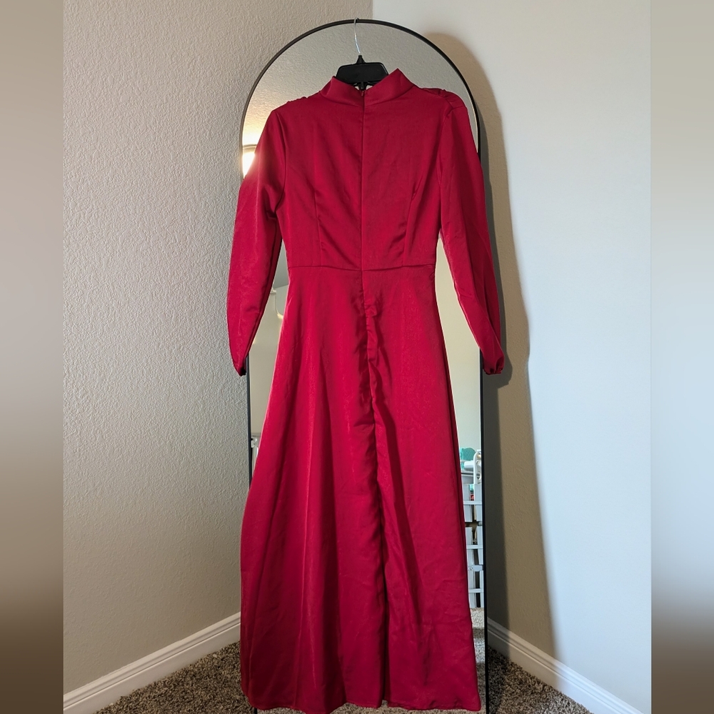 NWOT SHEIN Red Maxi Dress - Picture 4 of 6